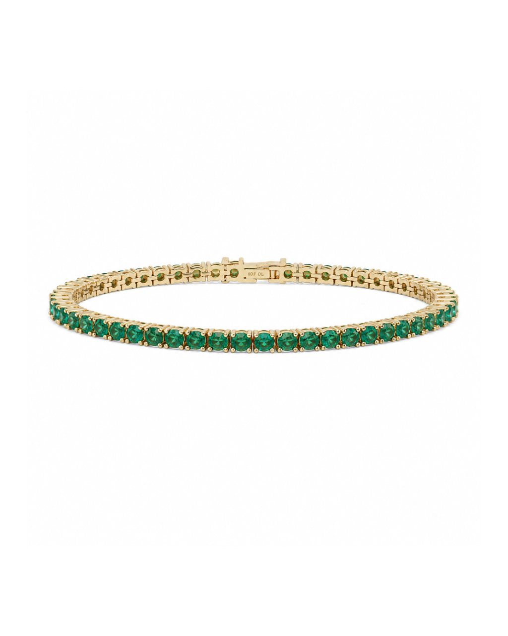 Laurie Emerald CZ Tennis Bracelet