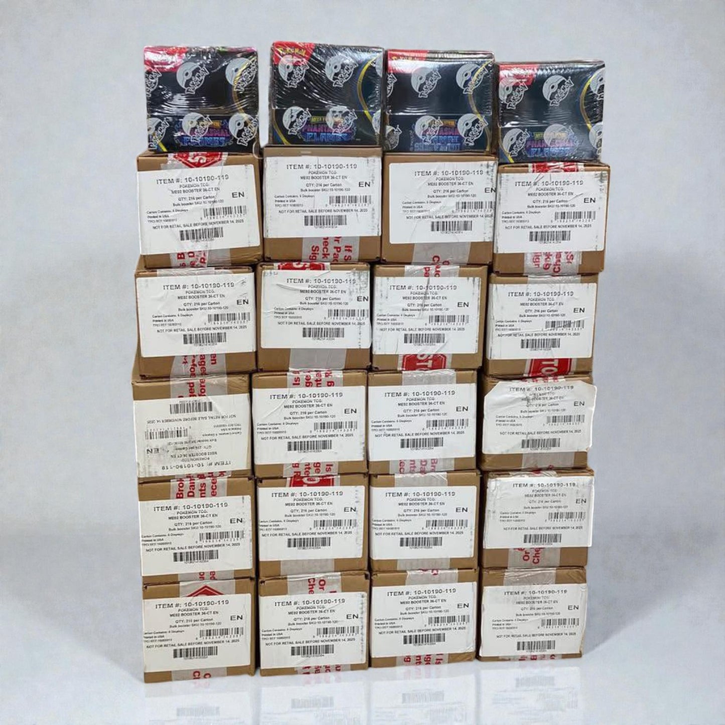 Pokémon TCG: Mega Evolution Phantasmal Flames Booster Box (36 Packs)