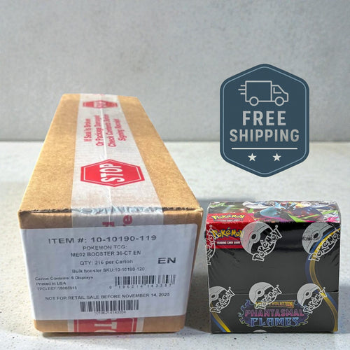 Pokémon TCG: Mega Evolution Phantasmal Flames Booster Box (36 Packs)