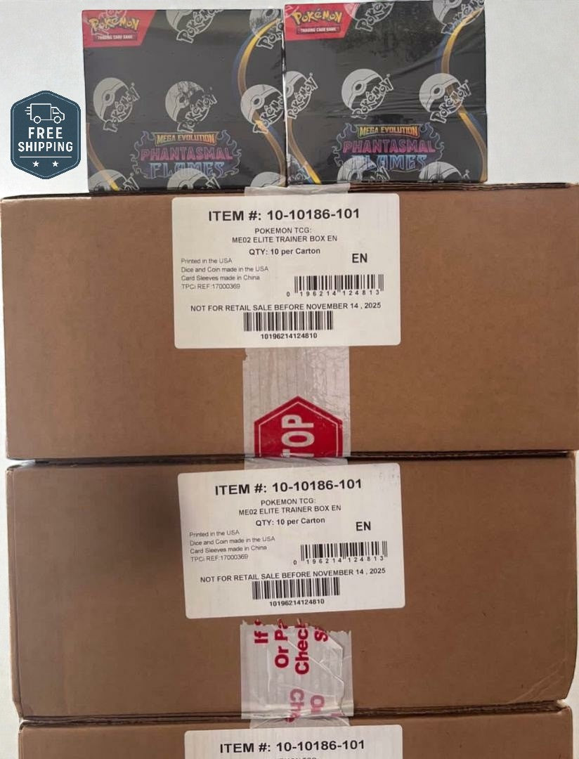 Pokémon TCG: Mega Evolution Phantasmal Flames Booster Box (36 Packs)