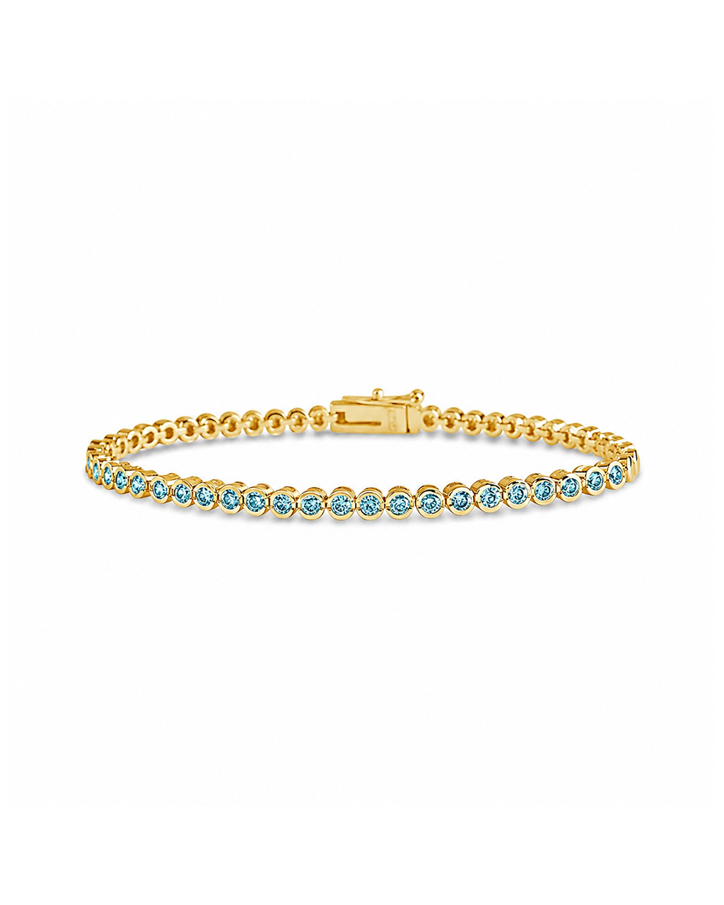 Helene Bezel Aquamarine CZ Jewelry Bundle