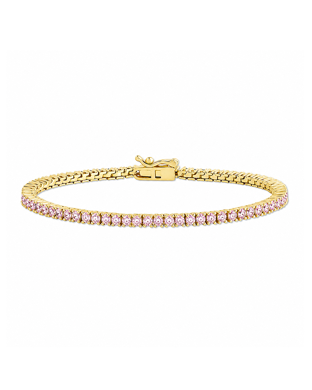 Mirabell Light Pink CZ Tennis Bracelet