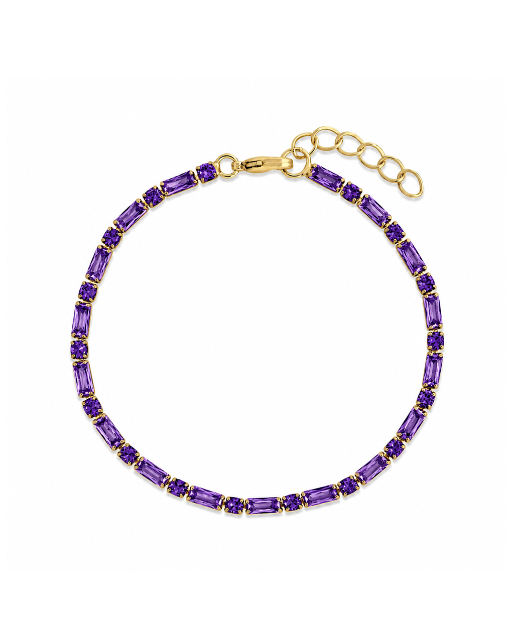 Georgia Amethyst CZ Tennis Bundle