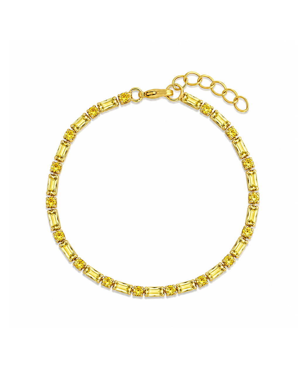 Georgia Canary CZ Tennis Bundle