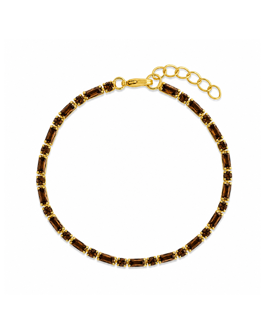 Georgia Chocolate CZ Tennis Bundle