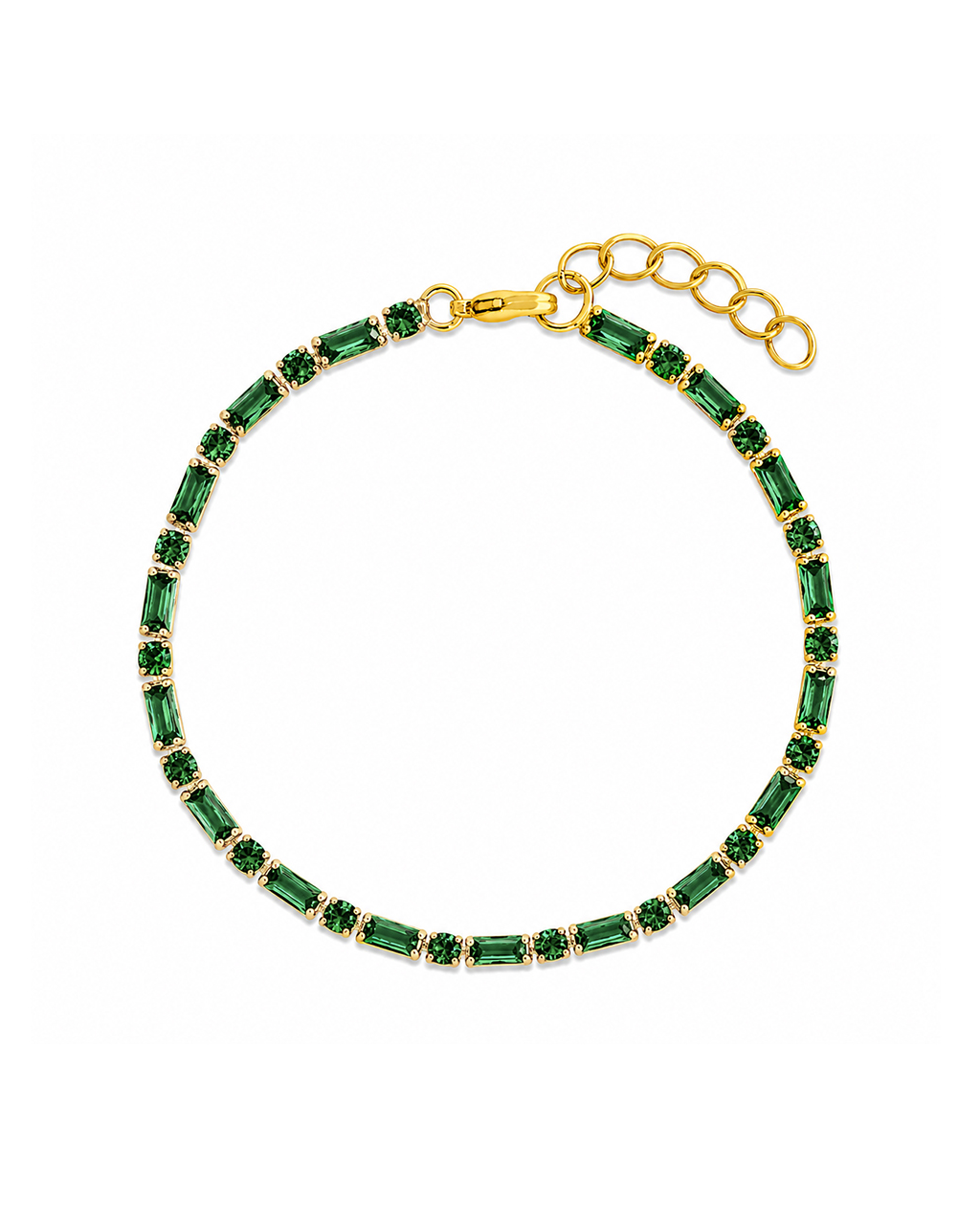Georgia Emerald CZ Tennis Bundle