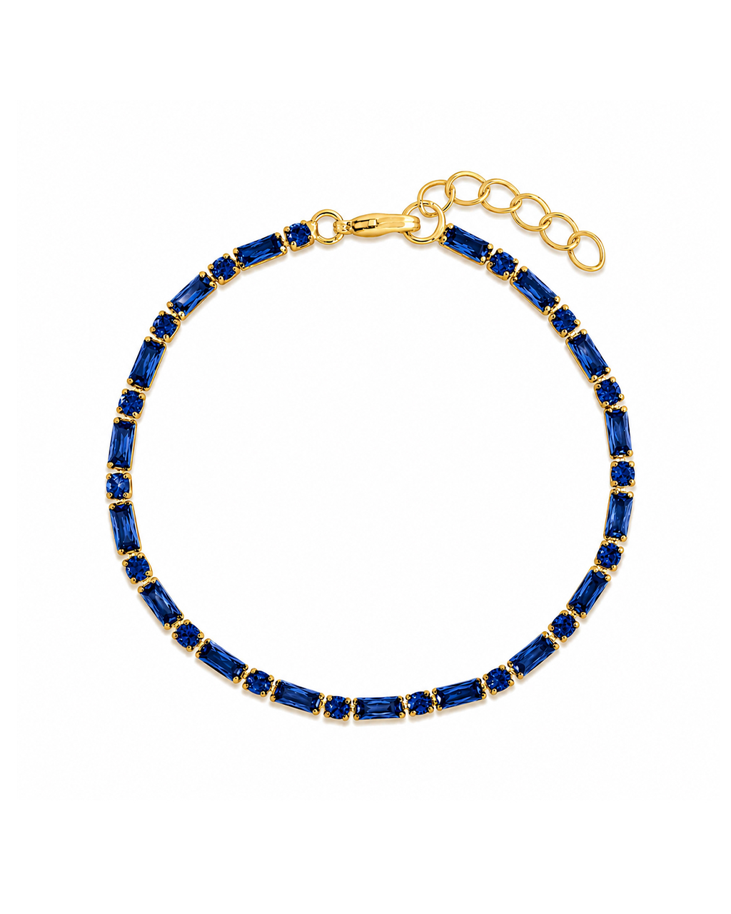 Georgia Sapphire CZ Tennis Bracelet