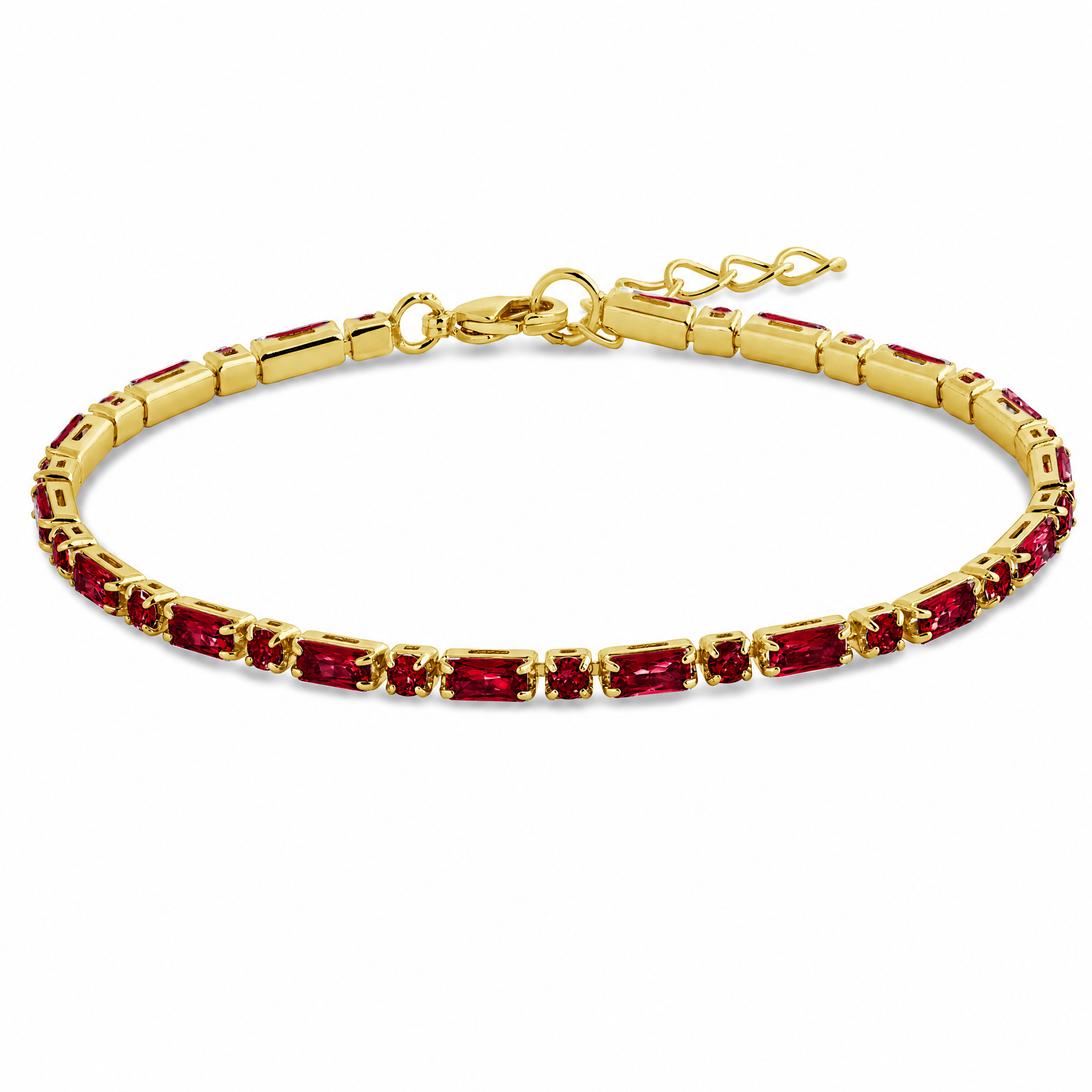 Georgia Garnet CZ Tennis Bundle