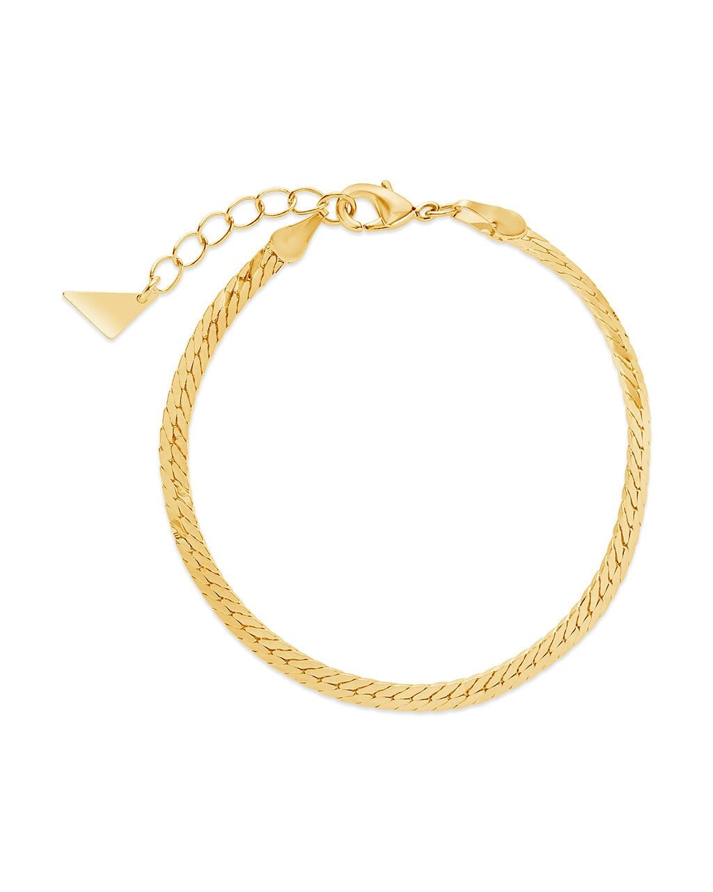 Bentley Flat Herringbone Chain Bracelet
