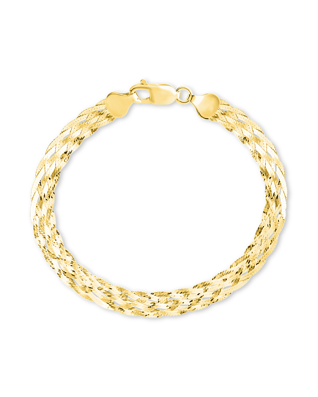 Sterling Silver Woven Chain Bracelet
