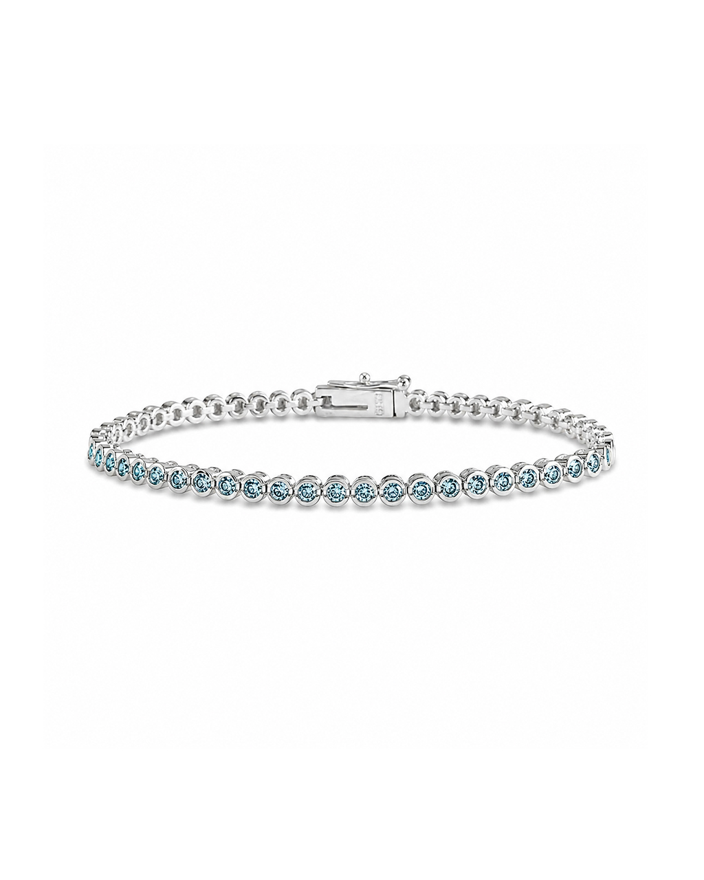 Helene Bezel Aquamarine CZ Jewelry Bundle
