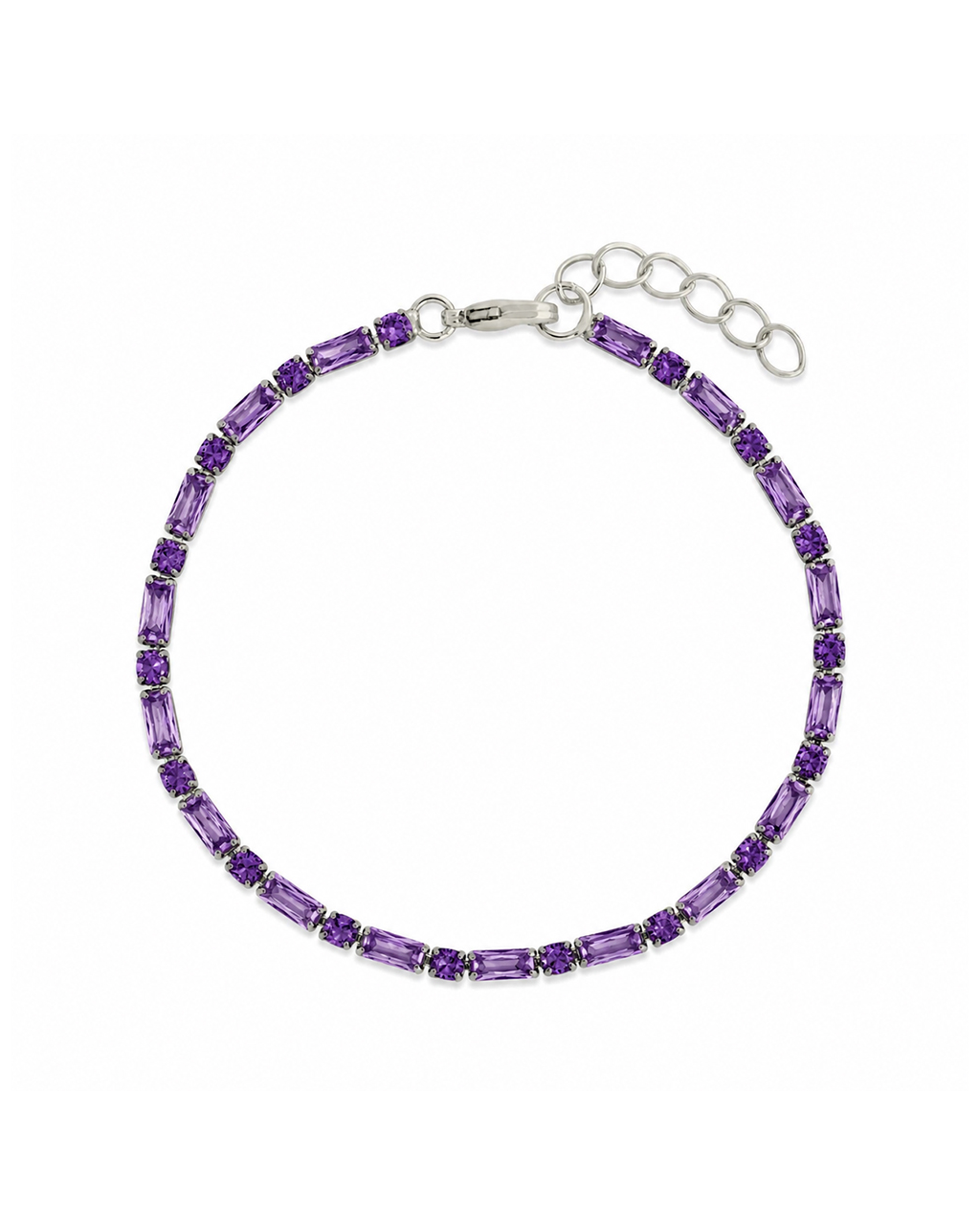 Georgia Amethyst CZ Tennis Bundle