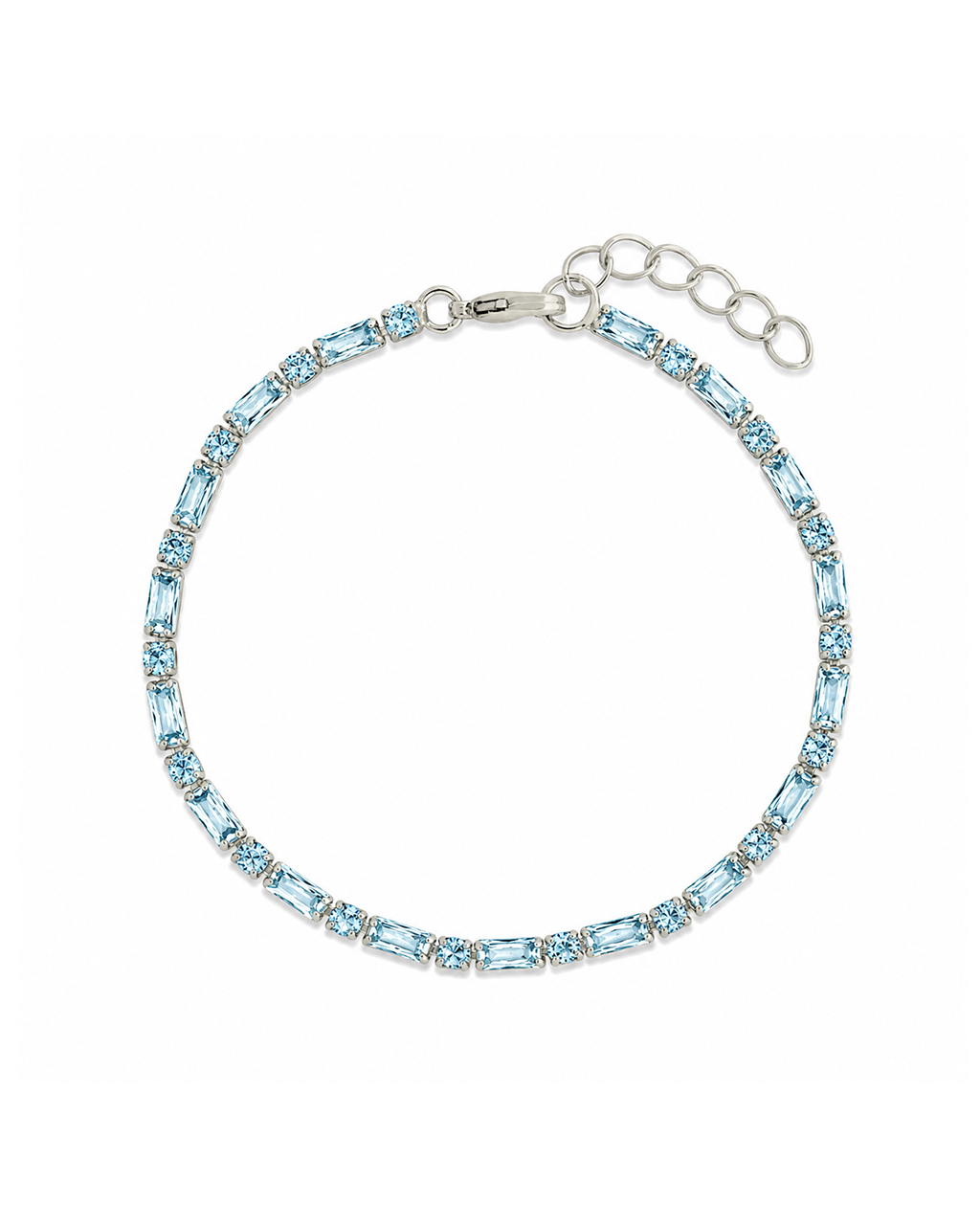 Georgia Aquamarine CZ Tennis Bundle