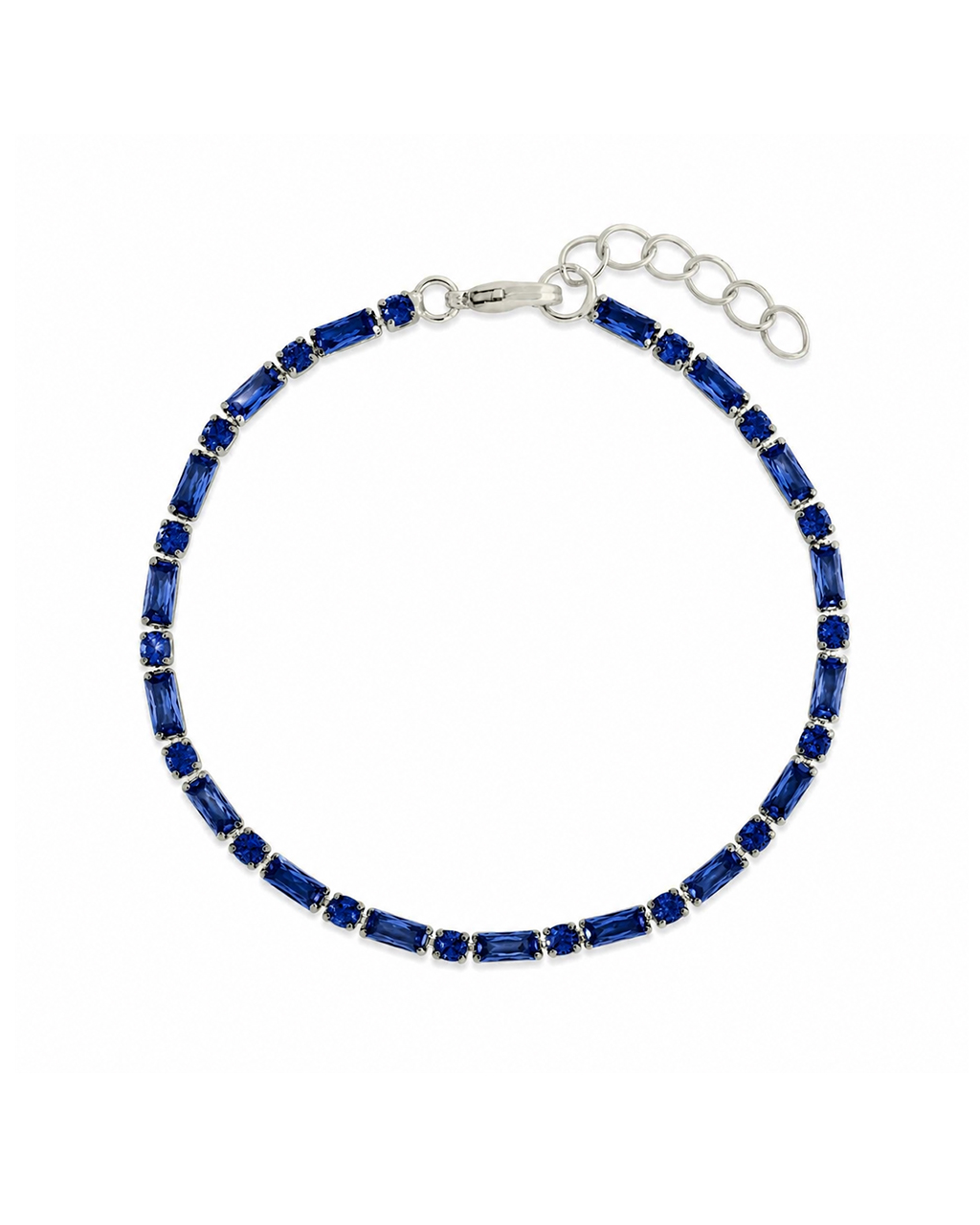 Georgia Sapphire CZ Tennis Bracelet