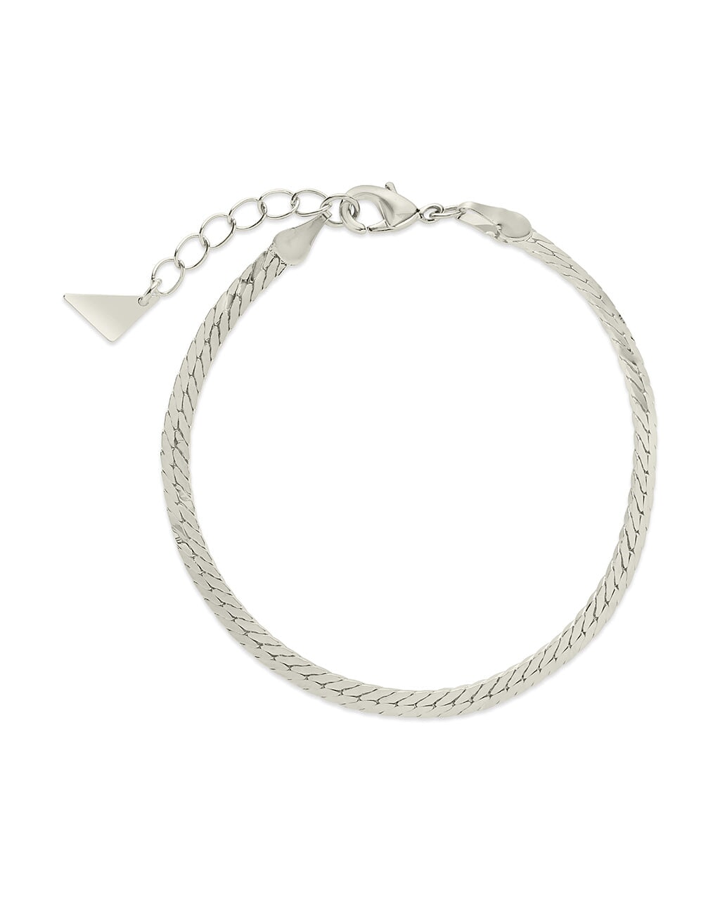 Bentley Flat Herringbone Chain Bracelet