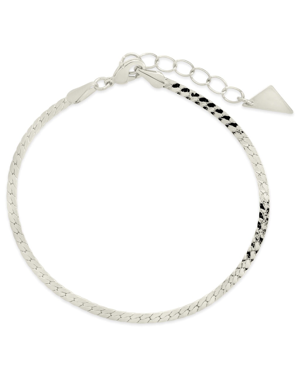 Bentley Flat Herringbone Chain Bracelet