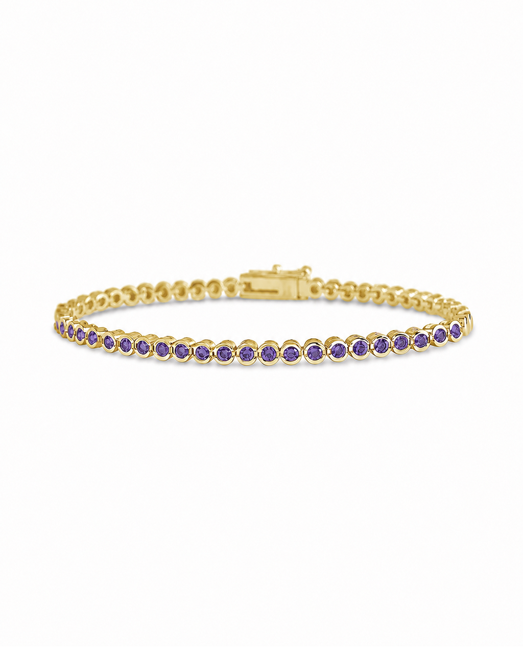 Helene Bezel Amethyst CZ Jewelry Bundle