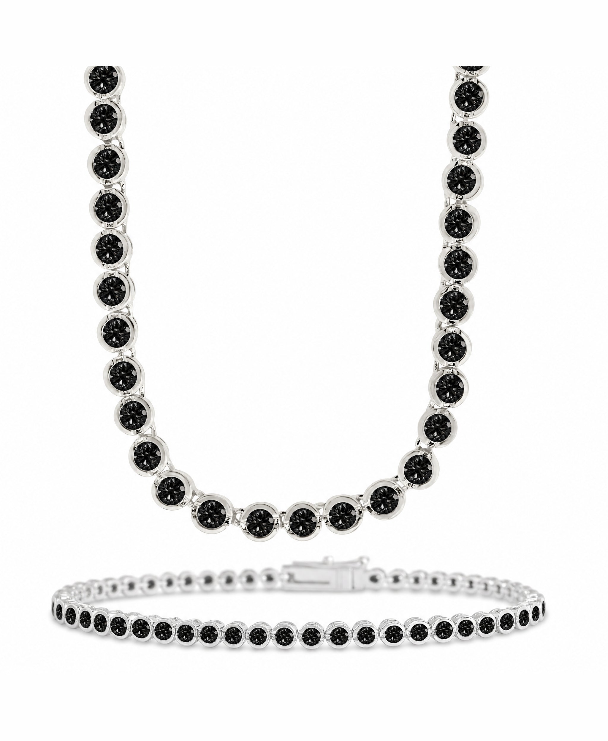Helene Bezel Black CZ Jewelry Bundle
