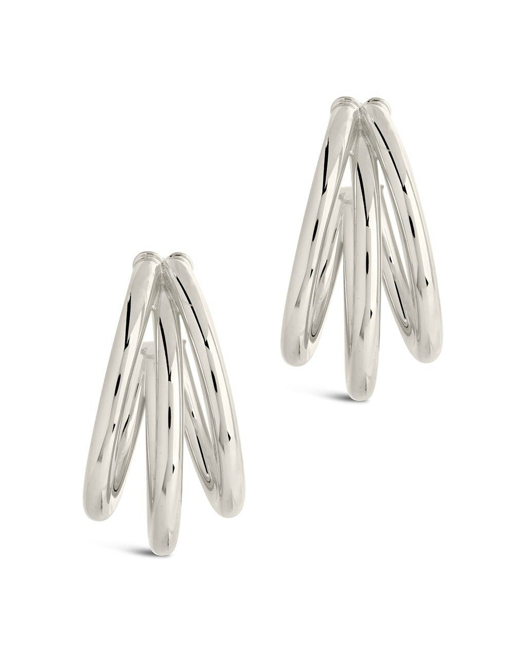 Dawn Triple Layered Hoop Earrings