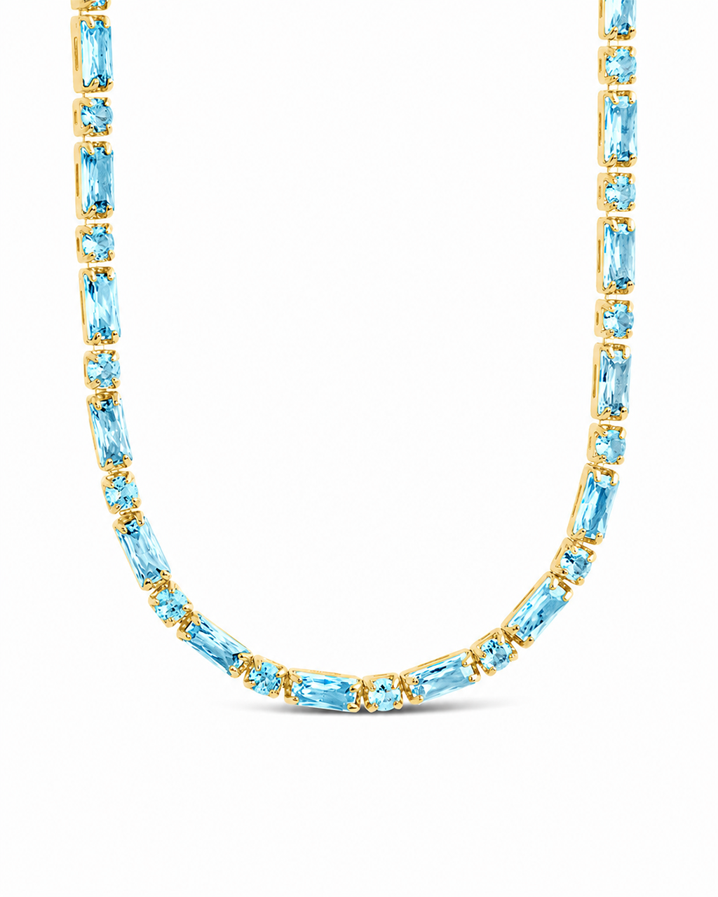 Georgia Aquamarine CZ Tennis Bundle