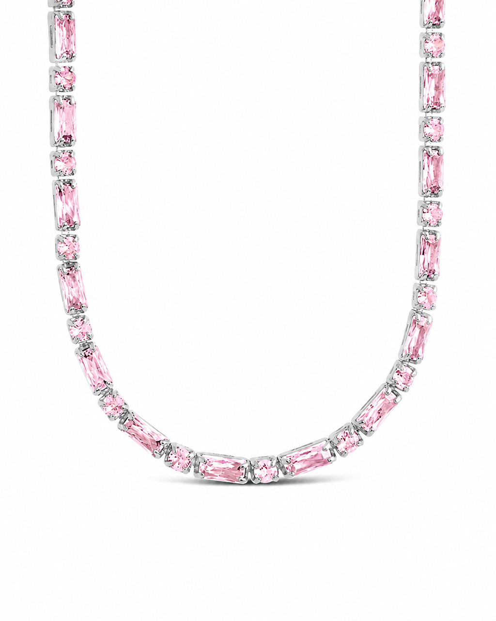 Georgia Light Pink CZ Tennis Bundle