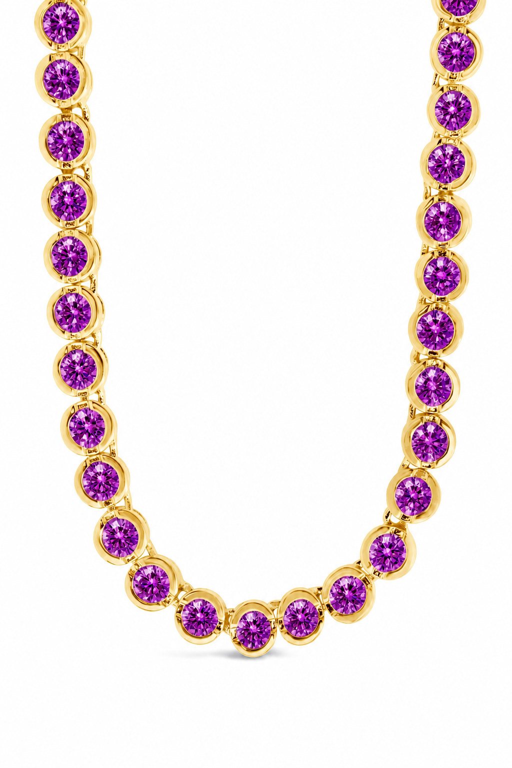 Helene Bezel Amethyst CZ Jewelry Bundle