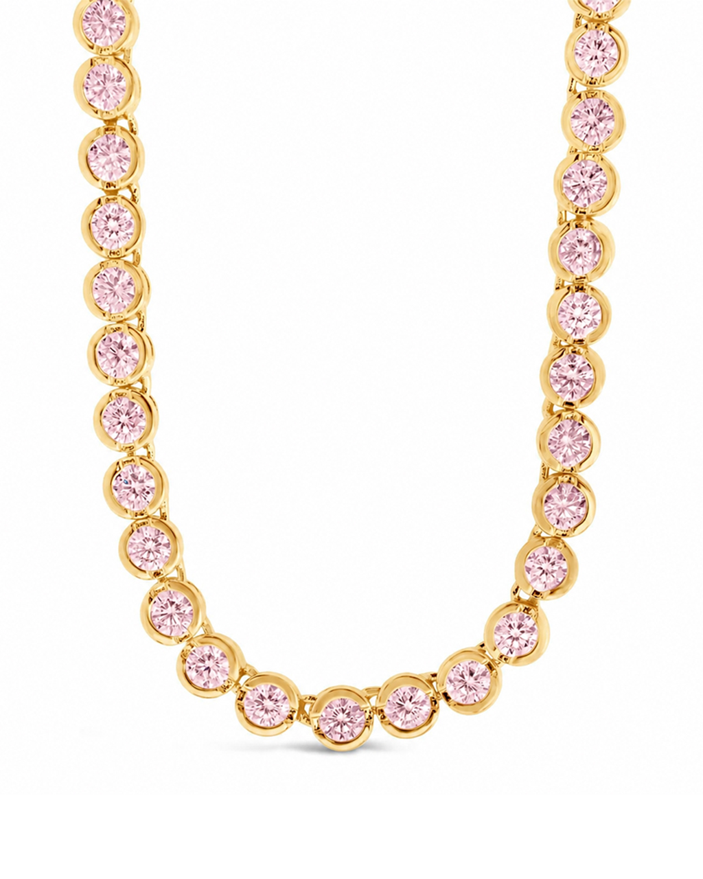 Helene Bezel Light Pink CZ Jewelry Bundle