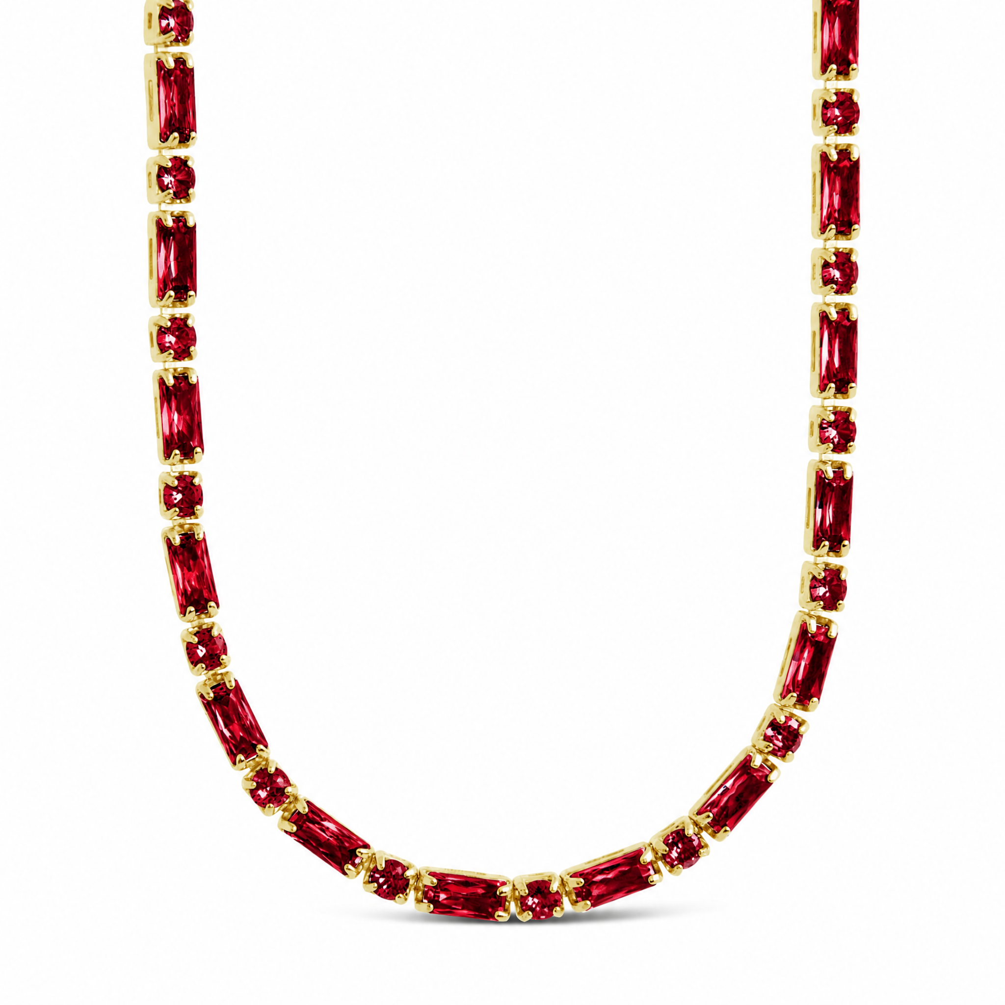 Georgia Garnet CZ Tennis Bundle