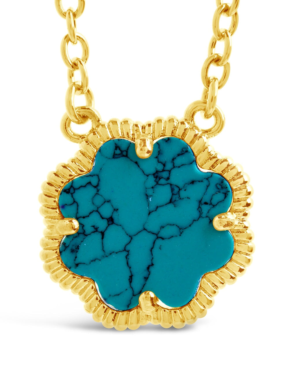 Rose Petal Pendant Necklace