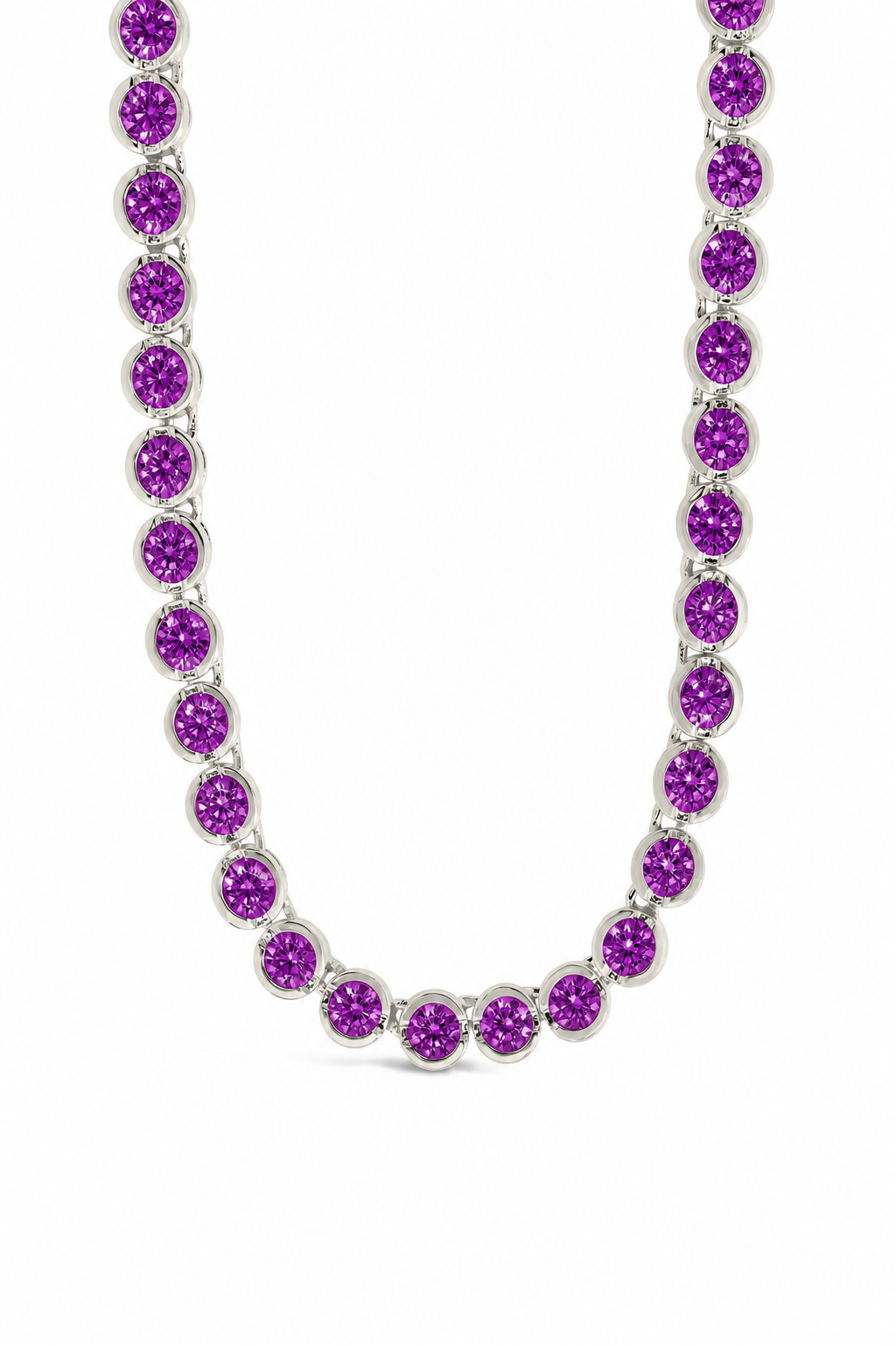 Helene Bezel Amethyst CZ Jewelry Bundle