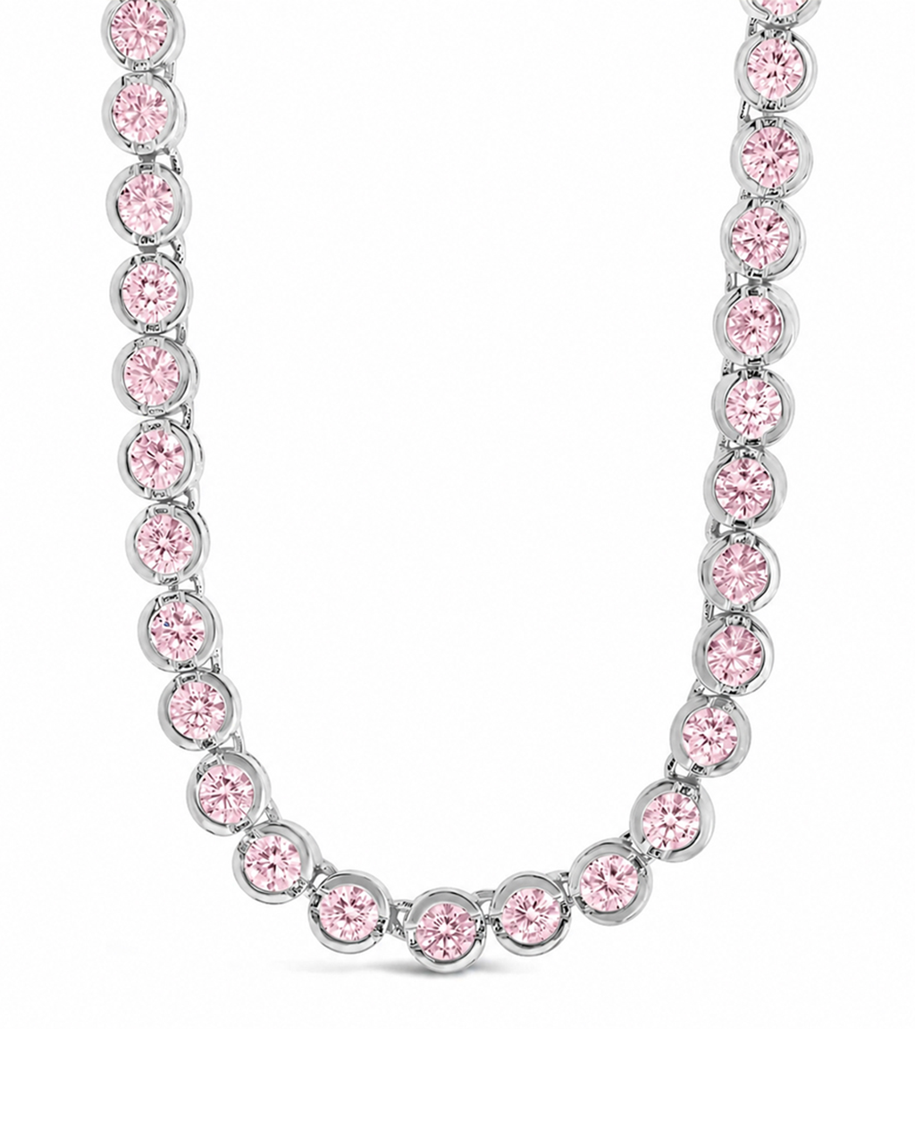 Helene Bezel Light Pink CZ Jewelry Bundle