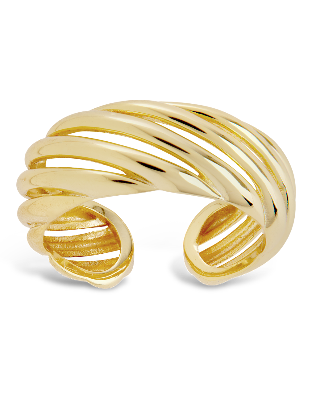 Sterling Silver Julianna Bold Twist Sculpted Ring