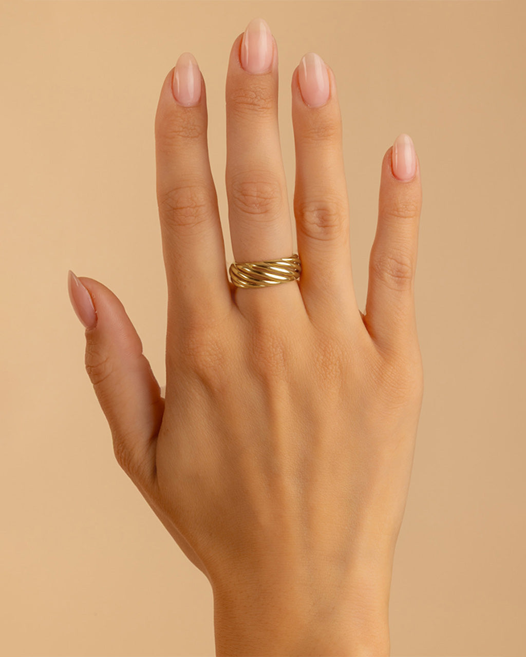 Sterling Silver Julianna Bold Twist Sculpted Ring